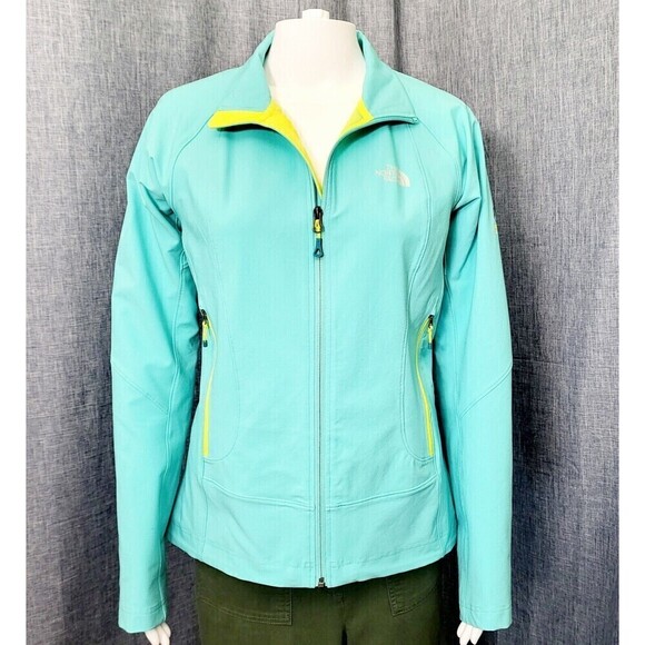 The North Face Summit Series Windstopper Jacket Teal Mint Green Women's M - Picture 3 of 16